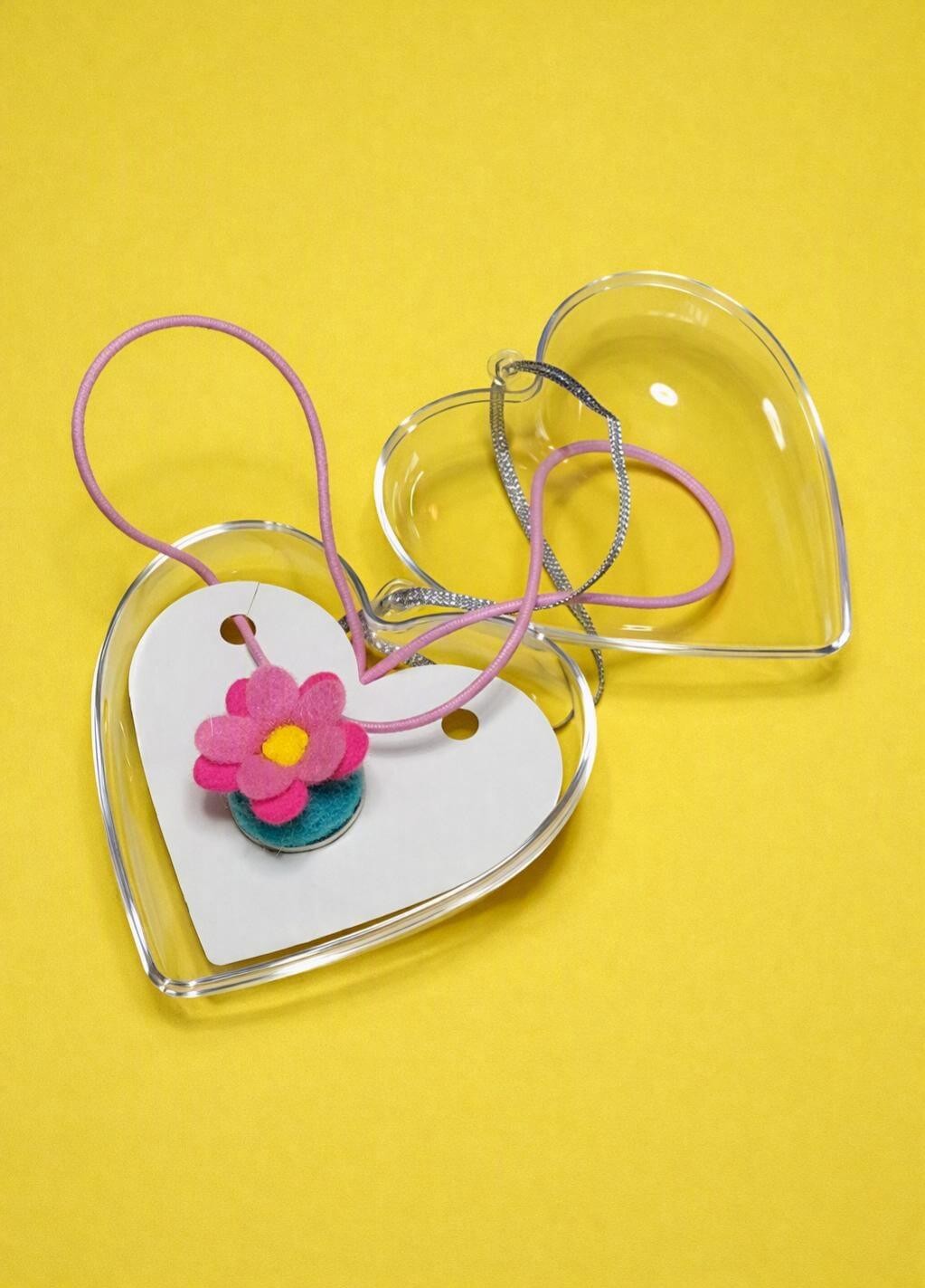 Felt Flower Pendant