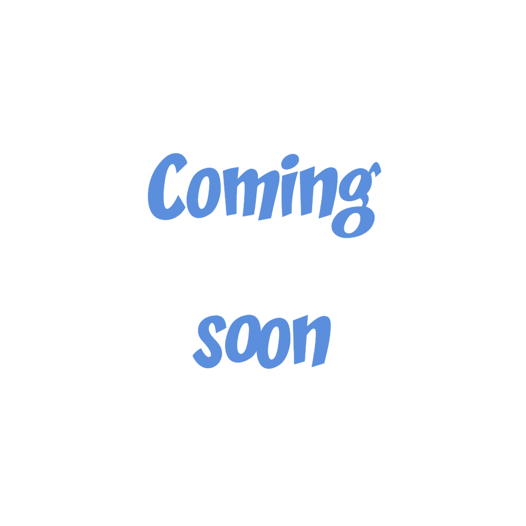 Text saying coming soon